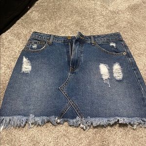 Jean skirt